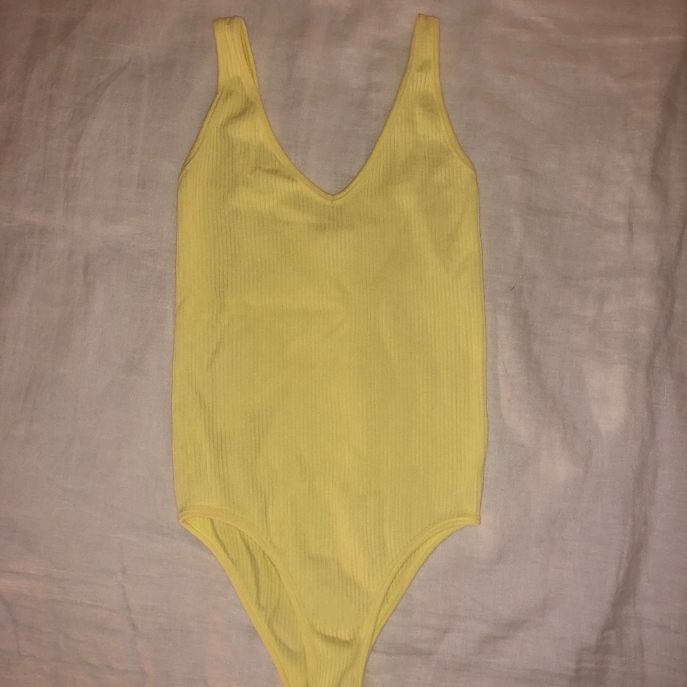 Neon Yellow Body Suit